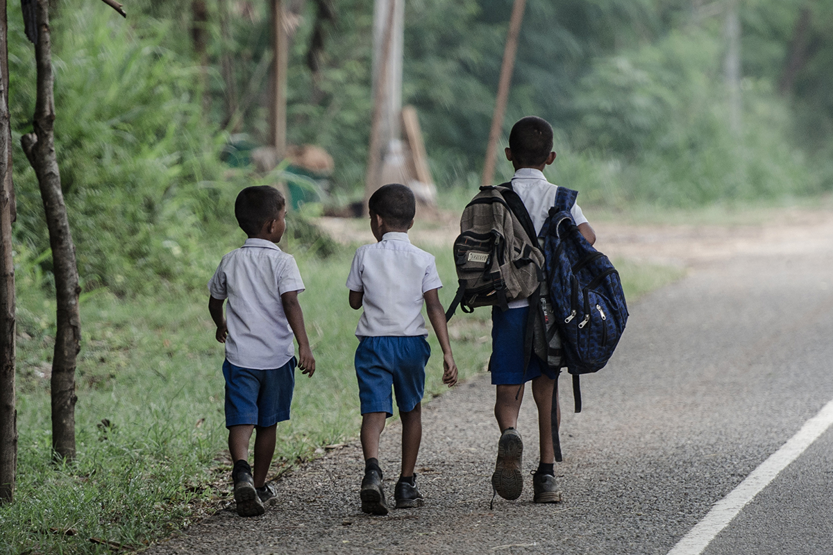 Students in school uniform Students in school uniform